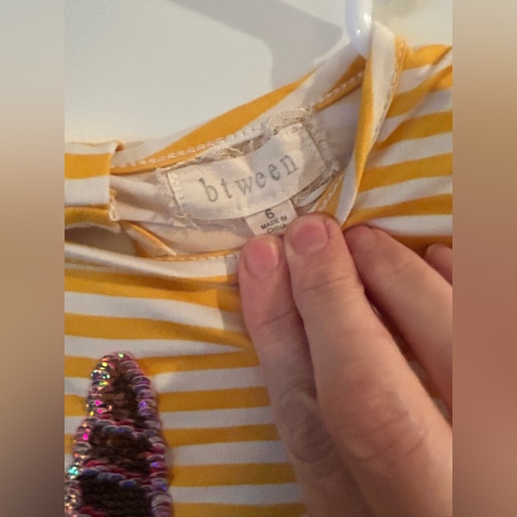 3 girls tops. All in Motion, btween, & Sunset Sky. 6/6X - Picture 10 of 15